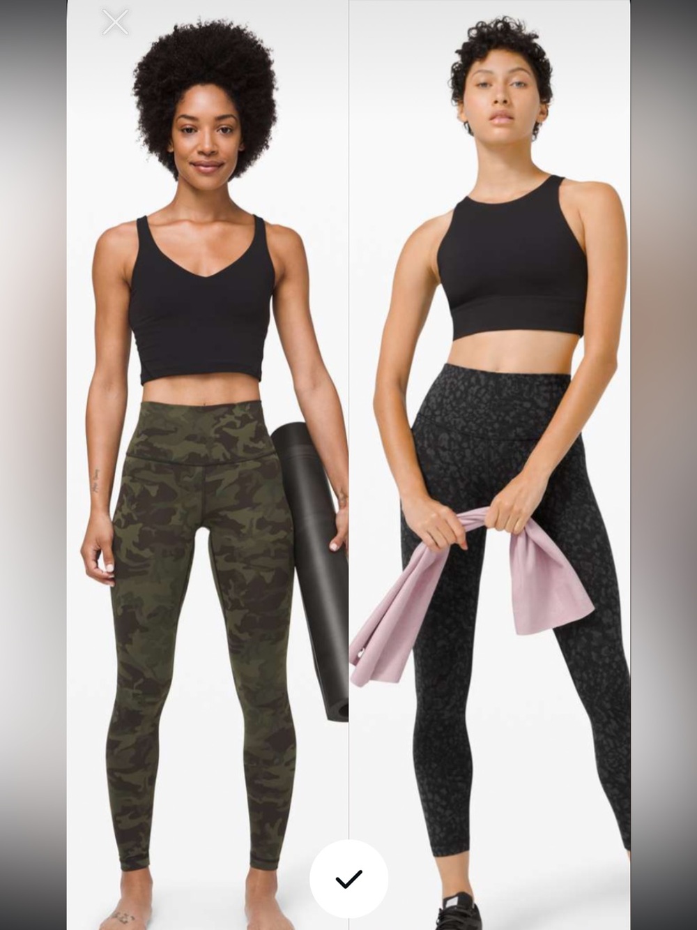 Bundle Of Two Lululemon Wunder Under Leggings